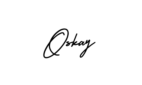 It looks lik you need a new signature style for name Oskay. Design unique handwritten (AmerikaSignatureDemo-Regular) signature with our free signature maker in just a few clicks. Oskay signature style 3 images and pictures png