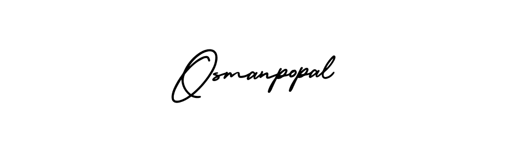 Also we have Osmanpopal name is the best signature style. Create professional handwritten signature collection using AmerikaSignatureDemo-Regular autograph style. Osmanpopal signature style 3 images and pictures png