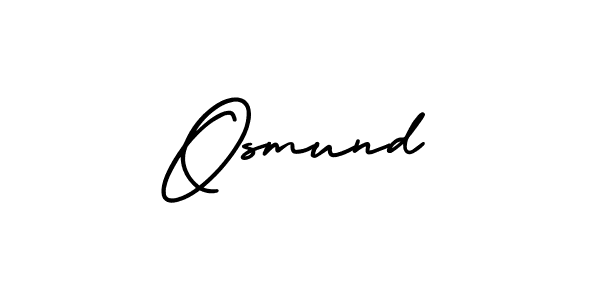 Make a beautiful signature design for name Osmund. Use this online signature maker to create a handwritten signature for free. Osmund signature style 3 images and pictures png