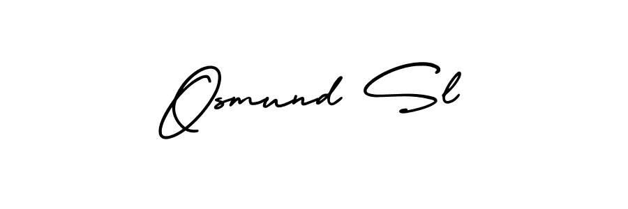 Make a short Osmund Sl signature style. Manage your documents anywhere anytime using AmerikaSignatureDemo-Regular. Create and add eSignatures, submit forms, share and send files easily. Osmund Sl signature style 3 images and pictures png