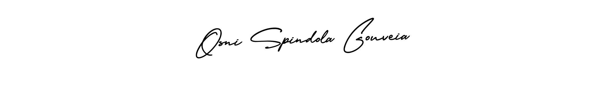 Make a short Osni Spindola Gouveia signature style. Manage your documents anywhere anytime using AmerikaSignatureDemo-Regular. Create and add eSignatures, submit forms, share and send files easily. Osni Spindola Gouveia signature style 3 images and pictures png