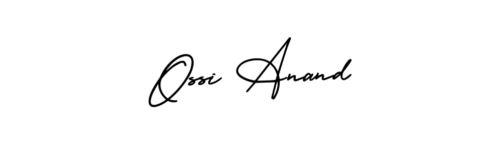 How to make Ossi Anand signature? AmerikaSignatureDemo-Regular is a professional autograph style. Create handwritten signature for Ossi Anand name. Ossi Anand signature style 3 images and pictures png
