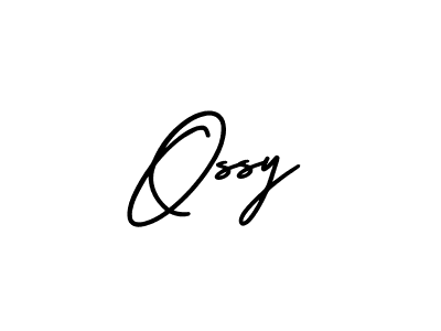 Best and Professional Signature Style for Ossy. AmerikaSignatureDemo-Regular Best Signature Style Collection. Ossy signature style 3 images and pictures png