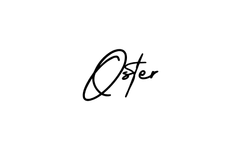 Also we have Oster name is the best signature style. Create professional handwritten signature collection using AmerikaSignatureDemo-Regular autograph style. Oster signature style 3 images and pictures png