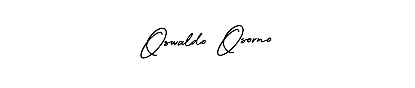 Use a signature maker to create a handwritten signature online. With this signature software, you can design (AmerikaSignatureDemo-Regular) your own signature for name Oswaldo Osorno. Oswaldo Osorno signature style 3 images and pictures png