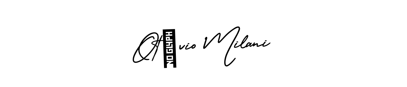 Also You can easily find your signature by using the search form. We will create Otávio Milani name handwritten signature images for you free of cost using AmerikaSignatureDemo-Regular sign style. Otávio Milani signature style 3 images and pictures png