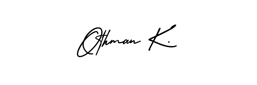 Check out images of Autograph of Othman K. name. Actor Othman K. Signature Style. AmerikaSignatureDemo-Regular is a professional sign style online. Othman K. signature style 3 images and pictures png