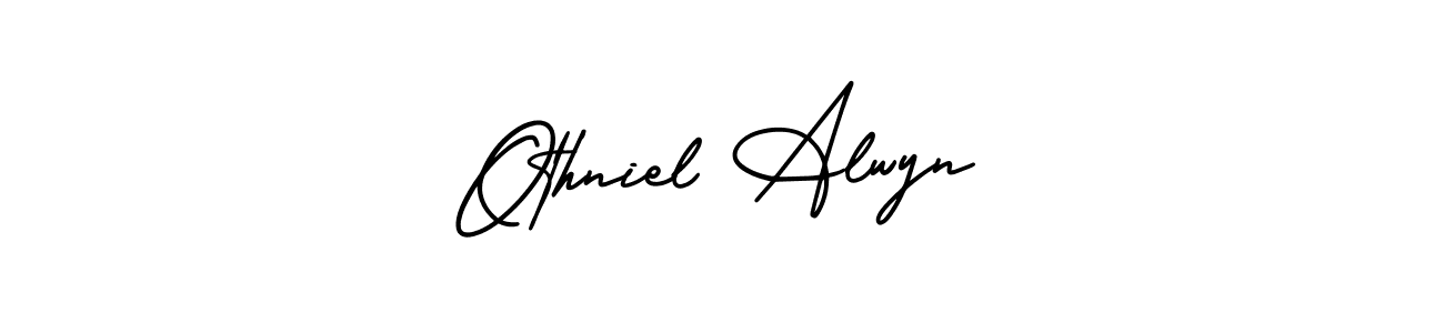 Make a beautiful signature design for name Othniel Alwyn. Use this online signature maker to create a handwritten signature for free. Othniel Alwyn signature style 3 images and pictures png