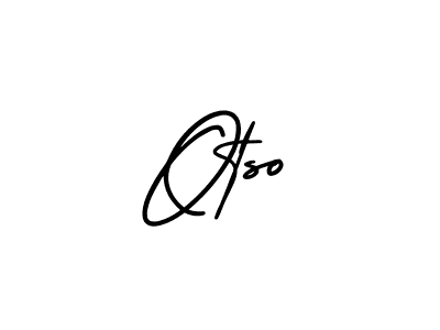 Otso stylish signature style. Best Handwritten Sign (AmerikaSignatureDemo-Regular) for my name. Handwritten Signature Collection Ideas for my name Otso. Otso signature style 3 images and pictures png