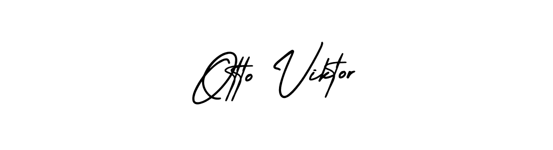 Design your own signature with our free online signature maker. With this signature software, you can create a handwritten (AmerikaSignatureDemo-Regular) signature for name Otto Viktor. Otto Viktor signature style 3 images and pictures png