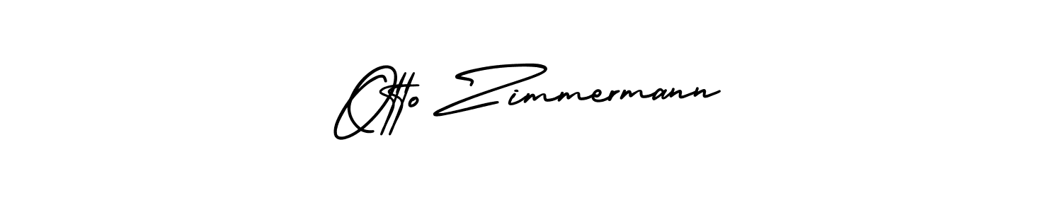 The best way (AmerikaSignatureDemo-Regular) to make a short signature is to pick only two or three words in your name. The name Otto Zimmermann include a total of six letters. For converting this name. Otto Zimmermann signature style 3 images and pictures png