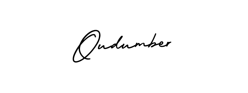 Design your own signature with our free online signature maker. With this signature software, you can create a handwritten (AmerikaSignatureDemo-Regular) signature for name Oudumber. Oudumber signature style 3 images and pictures png