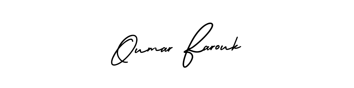 AmerikaSignatureDemo-Regular is a professional signature style that is perfect for those who want to add a touch of class to their signature. It is also a great choice for those who want to make their signature more unique. Get Oumar Farouk name to fancy signature for free. Oumar Farouk signature style 3 images and pictures png