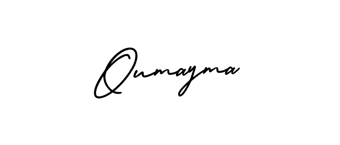 How to make Oumayma signature? AmerikaSignatureDemo-Regular is a professional autograph style. Create handwritten signature for Oumayma name. Oumayma signature style 3 images and pictures png