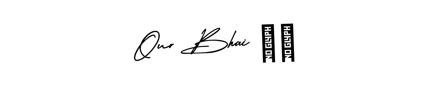 You can use this online signature creator to create a handwritten signature for the name Our Bhai ❤️. This is the best online autograph maker. Our Bhai ❤️ signature style 3 images and pictures png