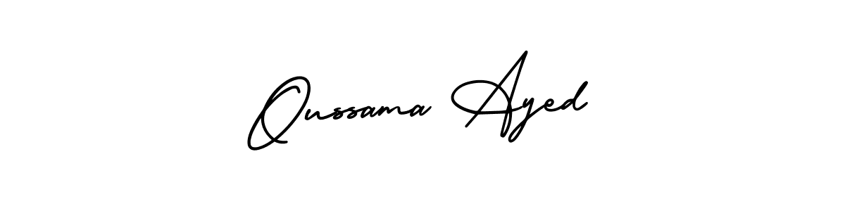 Also we have Oussama Ayed name is the best signature style. Create professional handwritten signature collection using AmerikaSignatureDemo-Regular autograph style. Oussama Ayed signature style 3 images and pictures png