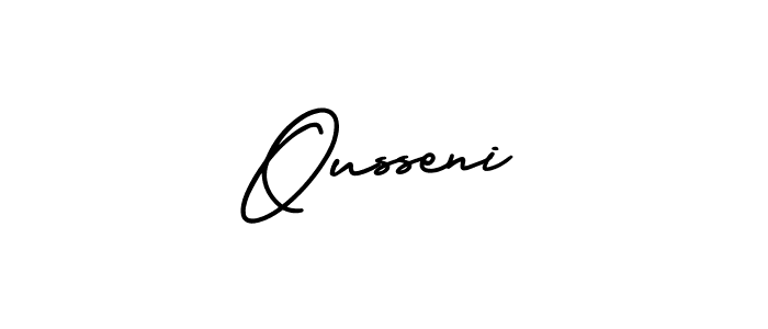 Also You can easily find your signature by using the search form. We will create Ousseni name handwritten signature images for you free of cost using AmerikaSignatureDemo-Regular sign style. Ousseni signature style 3 images and pictures png