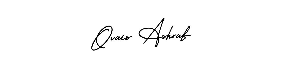 AmerikaSignatureDemo-Regular is a professional signature style that is perfect for those who want to add a touch of class to their signature. It is also a great choice for those who want to make their signature more unique. Get Ovais Ashraf name to fancy signature for free. Ovais Ashraf signature style 3 images and pictures png