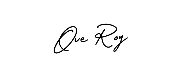 This is the best signature style for the Ove Roy name. Also you like these signature font (AmerikaSignatureDemo-Regular). Mix name signature. Ove Roy signature style 3 images and pictures png