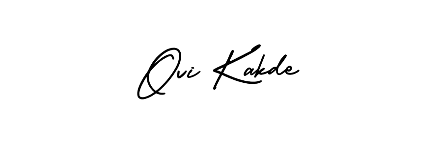 Make a beautiful signature design for name Ovi Kakde. Use this online signature maker to create a handwritten signature for free. Ovi Kakde signature style 3 images and pictures png