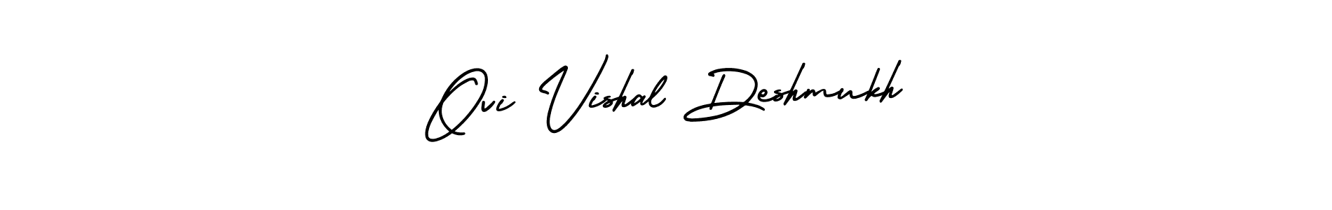 Best and Professional Signature Style for Ovi Vishal Deshmukh. AmerikaSignatureDemo-Regular Best Signature Style Collection. Ovi Vishal Deshmukh signature style 3 images and pictures png
