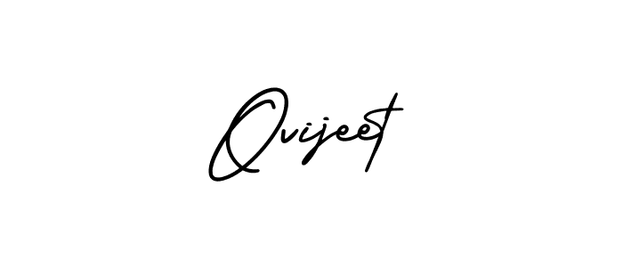 Also You can easily find your signature by using the search form. We will create Ovijeet name handwritten signature images for you free of cost using AmerikaSignatureDemo-Regular sign style. Ovijeet signature style 3 images and pictures png