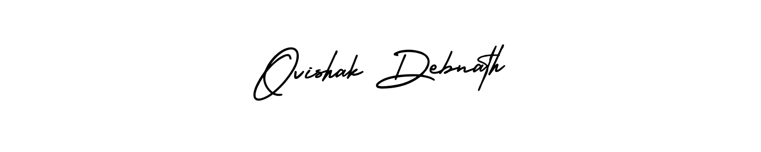 Also we have Ovishak Debnath name is the best signature style. Create professional handwritten signature collection using AmerikaSignatureDemo-Regular autograph style. Ovishak Debnath signature style 3 images and pictures png