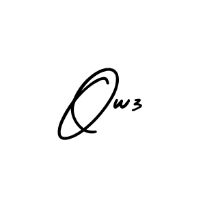 Create a beautiful signature design for name Ow3. With this signature (AmerikaSignatureDemo-Regular) fonts, you can make a handwritten signature for free. Ow3 signature style 3 images and pictures png