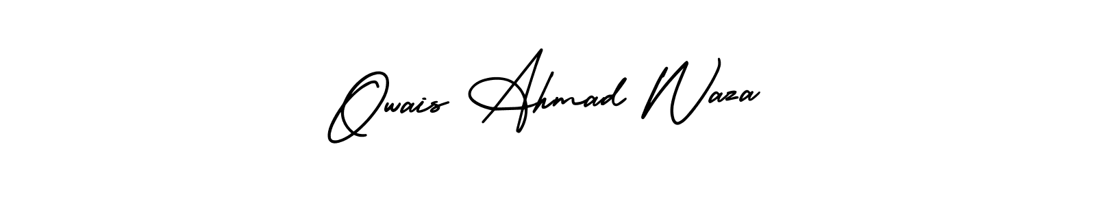 Create a beautiful signature design for name Owais Ahmad Waza. With this signature (AmerikaSignatureDemo-Regular) fonts, you can make a handwritten signature for free. Owais Ahmad Waza signature style 3 images and pictures png
