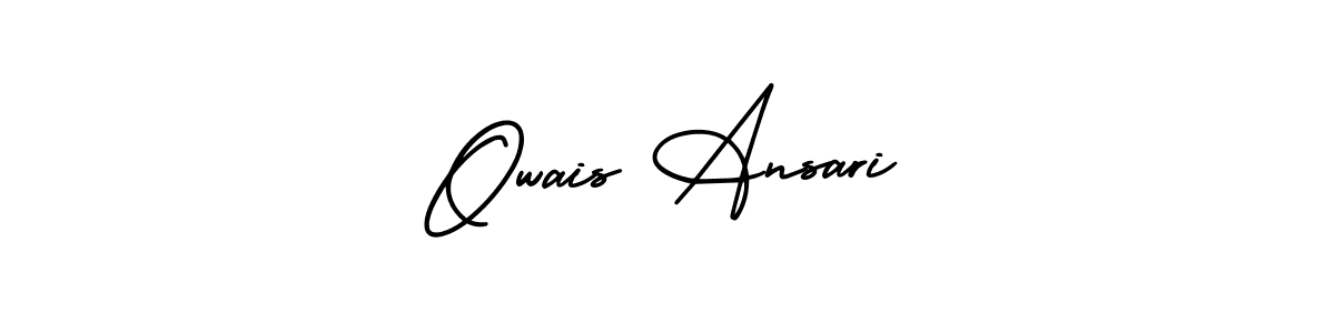 Create a beautiful signature design for name Owais Ansari. With this signature (AmerikaSignatureDemo-Regular) fonts, you can make a handwritten signature for free. Owais Ansari signature style 3 images and pictures png