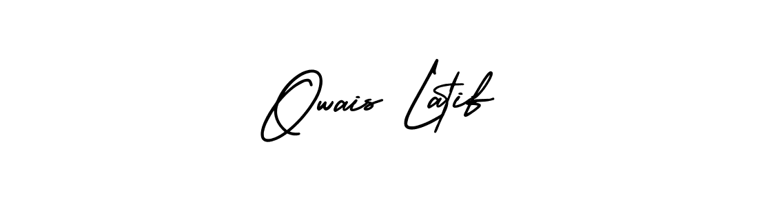 How to make Owais Latif signature? AmerikaSignatureDemo-Regular is a professional autograph style. Create handwritten signature for Owais Latif name. Owais Latif signature style 3 images and pictures png