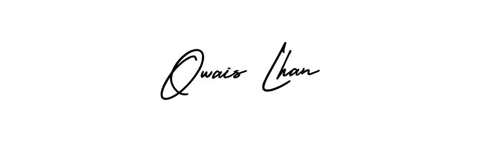 It looks lik you need a new signature style for name Owais Lhan. Design unique handwritten (AmerikaSignatureDemo-Regular) signature with our free signature maker in just a few clicks. Owais Lhan signature style 3 images and pictures png