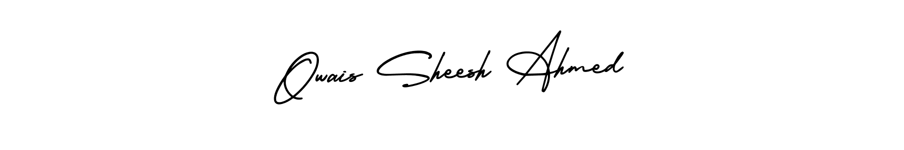 Also we have Owais Sheesh Ahmed name is the best signature style. Create professional handwritten signature collection using AmerikaSignatureDemo-Regular autograph style. Owais Sheesh Ahmed signature style 3 images and pictures png