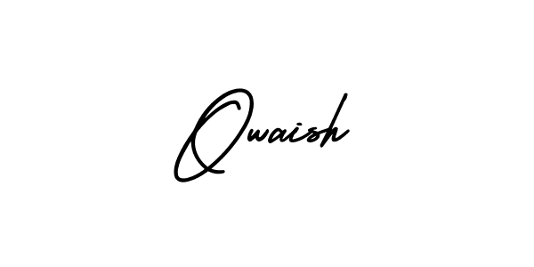 Make a beautiful signature design for name Owaish. Use this online signature maker to create a handwritten signature for free. Owaish signature style 3 images and pictures png