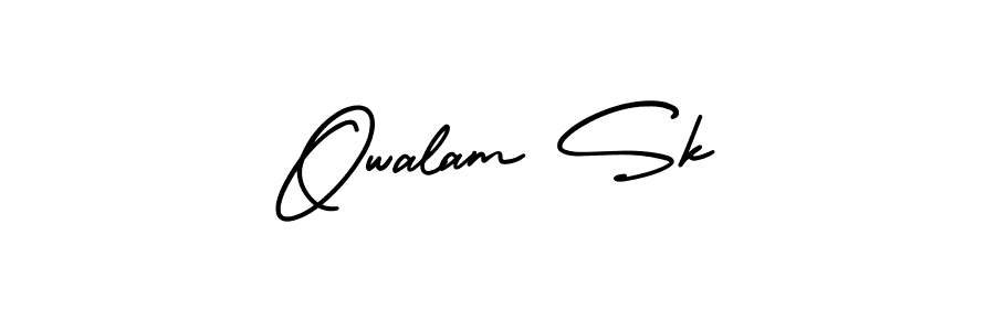 Check out images of Autograph of Owalam Sk name. Actor Owalam Sk Signature Style. AmerikaSignatureDemo-Regular is a professional sign style online. Owalam Sk signature style 3 images and pictures png