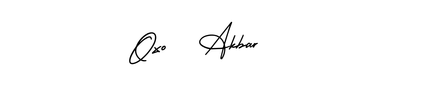 It looks lik you need a new signature style for name Oxo   Akbar   . Design unique handwritten (AmerikaSignatureDemo-Regular) signature with our free signature maker in just a few clicks. Oxo   Akbar    signature style 3 images and pictures png