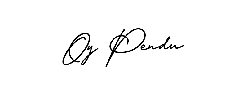 Best and Professional Signature Style for Oy Pendu. AmerikaSignatureDemo-Regular Best Signature Style Collection. Oy Pendu signature style 3 images and pictures png