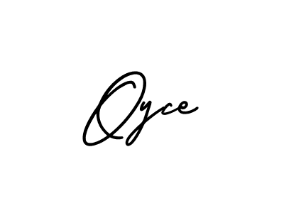 You should practise on your own different ways (AmerikaSignatureDemo-Regular) to write your name (Oyce) in signature. don't let someone else do it for you. Oyce signature style 3 images and pictures png