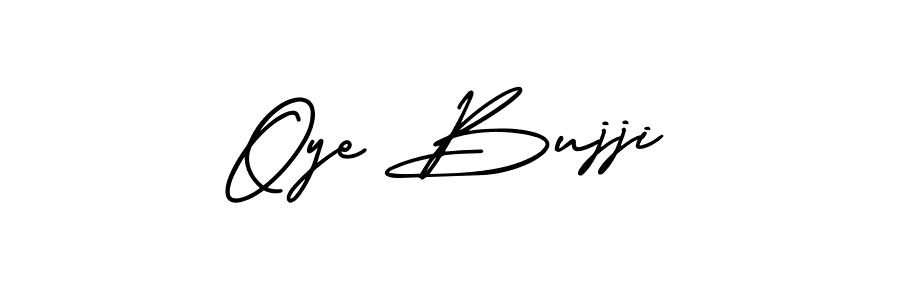 Design your own signature with our free online signature maker. With this signature software, you can create a handwritten (AmerikaSignatureDemo-Regular) signature for name Oye Bujji. Oye Bujji signature style 3 images and pictures png