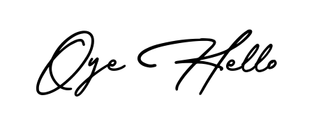 Make a short Oye Hello signature style. Manage your documents anywhere anytime using AmerikaSignatureDemo-Regular. Create and add eSignatures, submit forms, share and send files easily. Oye Hello signature style 3 images and pictures png