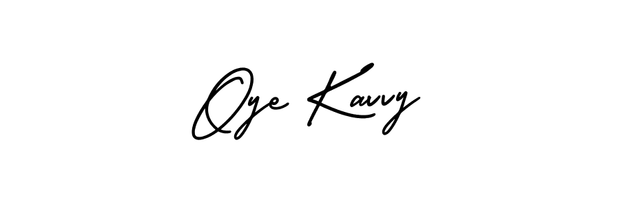 if you are searching for the best signature style for your name Oye Kavvy. so please give up your signature search. here we have designed multiple signature styles  using AmerikaSignatureDemo-Regular. Oye Kavvy signature style 3 images and pictures png