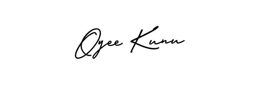 Make a short Oyee Kunu signature style. Manage your documents anywhere anytime using AmerikaSignatureDemo-Regular. Create and add eSignatures, submit forms, share and send files easily. Oyee Kunu signature style 3 images and pictures png
