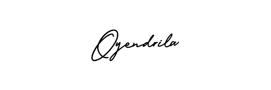 Design your own signature with our free online signature maker. With this signature software, you can create a handwritten (AmerikaSignatureDemo-Regular) signature for name Oyendrila. Oyendrila signature style 3 images and pictures png
