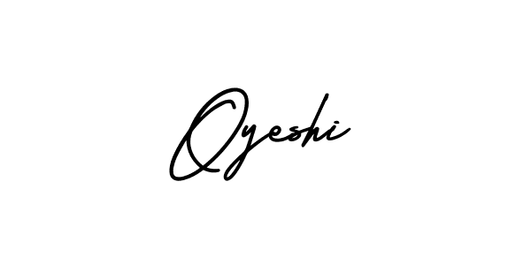 Use a signature maker to create a handwritten signature online. With this signature software, you can design (AmerikaSignatureDemo-Regular) your own signature for name Oyeshi. Oyeshi signature style 3 images and pictures png