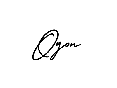 Also we have Oyon name is the best signature style. Create professional handwritten signature collection using AmerikaSignatureDemo-Regular autograph style. Oyon signature style 3 images and pictures png