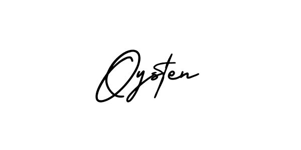 Make a beautiful signature design for name Oysten. With this signature (AmerikaSignatureDemo-Regular) style, you can create a handwritten signature for free. Oysten signature style 3 images and pictures png
