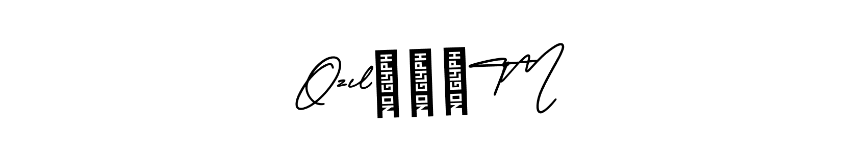 This is the best signature style for the Ozılㅤ⁹⁵™ name. Also you like these signature font (AmerikaSignatureDemo-Regular). Mix name signature. Ozılㅤ⁹⁵™ signature style 3 images and pictures png