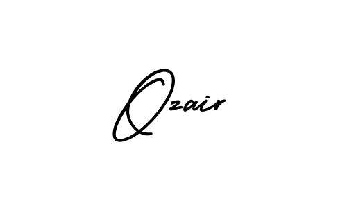 Design your own signature with our free online signature maker. With this signature software, you can create a handwritten (AmerikaSignatureDemo-Regular) signature for name Ozair. Ozair signature style 3 images and pictures png