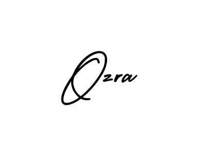 The best way (AmerikaSignatureDemo-Regular) to make a short signature is to pick only two or three words in your name. The name Ozra include a total of six letters. For converting this name. Ozra signature style 3 images and pictures png