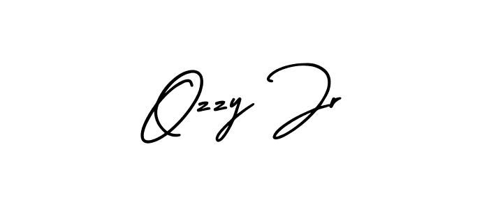 Also we have Ozzy Jr name is the best signature style. Create professional handwritten signature collection using AmerikaSignatureDemo-Regular autograph style. Ozzy Jr signature style 3 images and pictures png